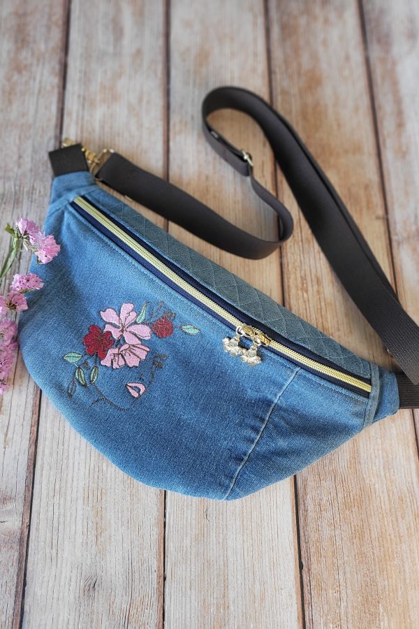 Sac banane Roseline fleurs