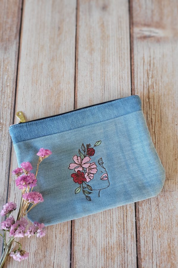 Pochette Roseline Taille L fleurs