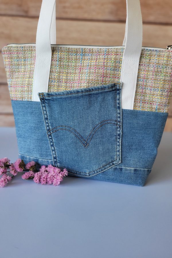 Sac cabas Anna pastel