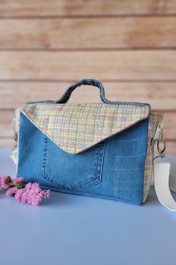 Sac à rabat Anna pastel