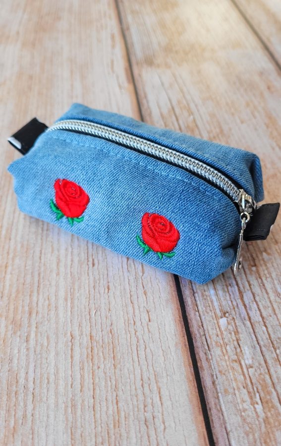 Porte-monnaie bourse Essentiel Rose bleu clair
