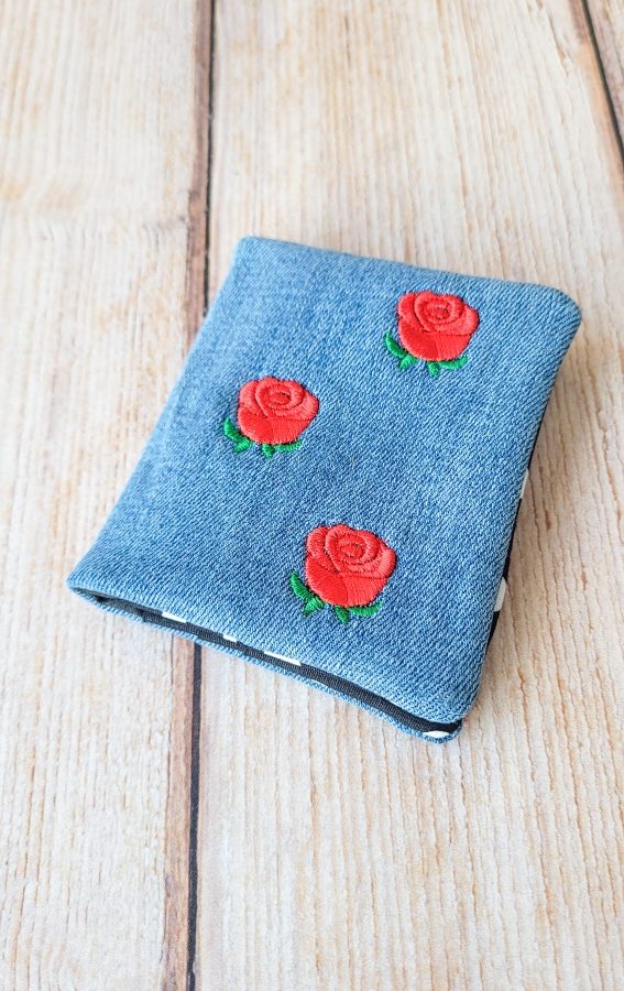 Porte-cartes Essentiel Rose bleu
