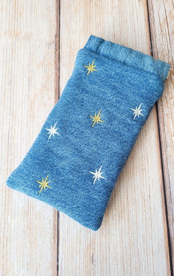 Etui à lunettes Essentiel Etoile bleu