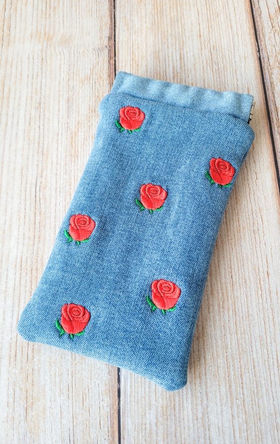 Etui à lunettes Essentiel Rose bleu